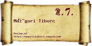 Mágori Tiborc névjegykártya